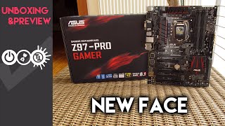 Asus Z97 Pro Gamer Unboxing amp Preview [upl. by Rabjohn]