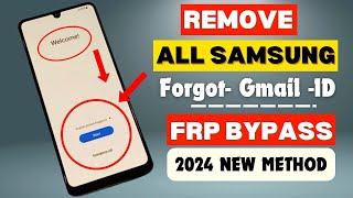 Samsung FRP Bypass 2024 All Android 14131211 BY New Trick 1 Click Remove Latest Security Patch [upl. by Aenil]