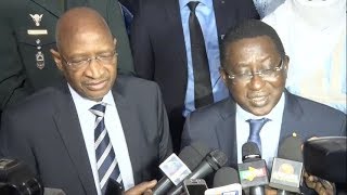 Visite du Premier ministre Soumeylou Boubèye Maïga à Soumaïla Cissé  11 janvier 2018 [upl. by Anawait]