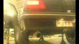 3quot exhaust sound example Peugeot 405 T16 [upl. by Nuhsar120]