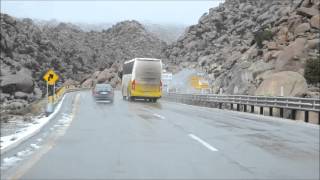 La Rumorosa Nevando 7 Enero 2016 [upl. by Ballinger706]