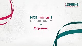 NCE minus 1 opportunity for Ogsiveo [upl. by Refotsirhc]