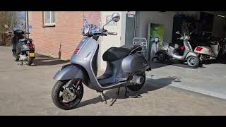 Te Koop Vespa GTS300ie Super Sport Grigio Titanio De Vespa Garage [upl. by Dnomar660]