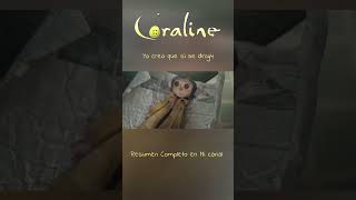 Coraline se dr0g4 parati peliculas xd cine stopmotion coraline xd resumen [upl. by Natiha]