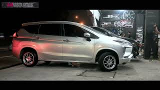 MODIFIKASI MITSUBISHI XPANDER VELG WEDSSPORT TC105X  AJMWHEELSSTORE [upl. by Odragde]