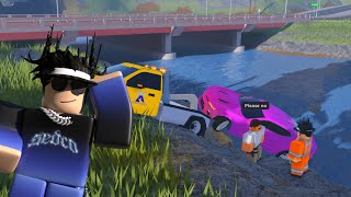 DUMPING CARS into the RIVER in ERLC Strict RP Server [upl. by Rebekah320]