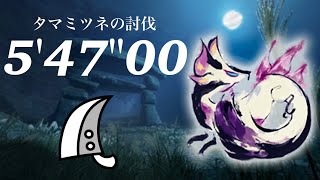 MHR体験版 タマミツネ 大剣ソロ 547 タマミツネの討伐Mizutsune GreatSword solo [upl. by Anagnos]