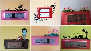 Switchboard Painting Ideas Switchboard Painting Design  Wall Painting Ideas [upl. by Corvese]