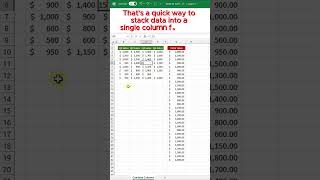 Excel Tricks Combine Columns in seconds [upl. by Alolomo]