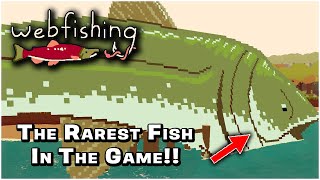 How To Catch The Rarest Fish In Webfishing Rain Fish [upl. by Kano843]