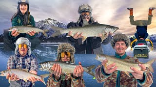 FishFam Lake Granby Ice Fishing 2023 [upl. by Prisca]