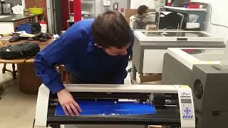 Cutting Your Design on the Vinyl Cutter [upl. by Llenyaj]