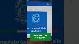 Prenotami  Cadastro na Fila do Consulado Site sempre em atualizaçao [upl. by Ebehp]