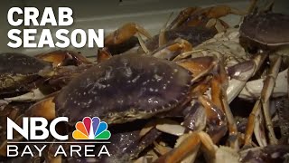 Bay Areas commercial Dungeness crab season opens after delay [upl. by Lolita]