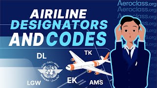 Airlines Designators and Codes  Aeroclass Lessons [upl. by Barbara977]