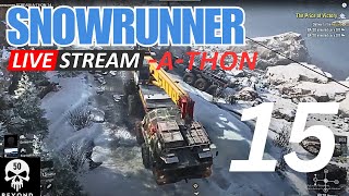 Snowrunner STREAMATHON 15 [upl. by Lucic401]