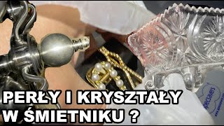 Perły kryształy Nie Uwierzycie Co Można Znaleść W Śmietniku Jest Bogato  Pełno Też Szmat [upl. by Far696]