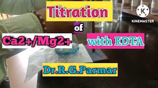 Complexometric titration of CalciumMagnesium with EDTA [upl. by Notseh]