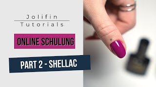 Nageldesign Online Schulung  Part 2 Shellac [upl. by Vassell]