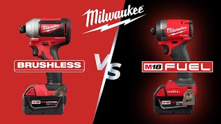 Milwaukee M18 FUEL vs M18 BRUSHLESS Motors  Are they really different [upl. by Ahsienahs]