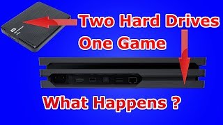 PS4  What Happens When System Storage and Extended Storage Have Duplicate Games [upl. by Mikey]