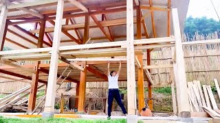 18YearOld Girl Shares Her SECRET to Building a Stilt House Fast [upl. by Htebilil70]