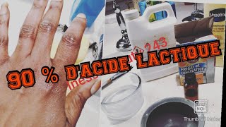 Comment appliquer 90 dacide lactique sans te brûlé [upl. by Eilrahs951]