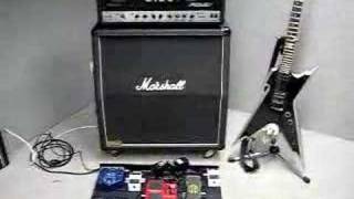 My guitar gear Peavey 5150 Marshall 1960A cab Dean Razorback [upl. by Stich]