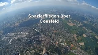 Spazierfliegen über Coesfeld  Gleitschirm Sightseeing [upl. by Gnirps]