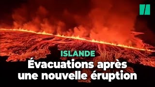 En Islande les incroyables images de la nouvelle éruption volcanique [upl. by Shapiro]