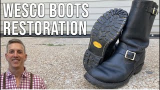 Rugged Wesco Boots Restoration  NEW Look for these Boots [upl. by Aelanej690]