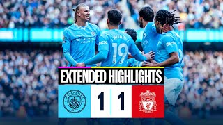 MAN CITY 11 LIVERPOOL  Haaland hits 50th PL GOAL in record time  Extended Highlights [upl. by Rowley]