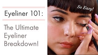 Eyeliner 101 Everything You Need To Know  How to Apply Pencil Liner [upl. by Nnaylrebmik]