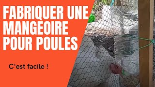 🐔 Comment réaliser une mangeoire pour vos poules 🐔 [upl. by Kelby]