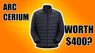 My FIRST thoughts on the Arcteryx Cerium Down Jacket Hoodless [upl. by Aela]