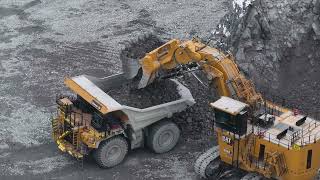 Cat® 6060 Tethered Electric Hydraulic Mining Shovel Put to Work in Canadian Gold Mine [upl. by Rozanne]