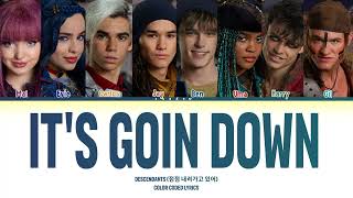 Descendants 2 It’s Goin Down lyrics color coded lyrics Descendants 2 [upl. by Asen]