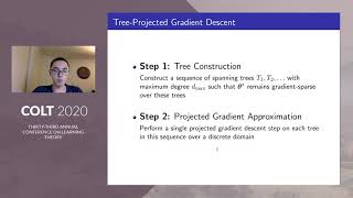 Treeprojected gradient descent for estimating gradientsparse parameters on graphs [upl. by Aniham]