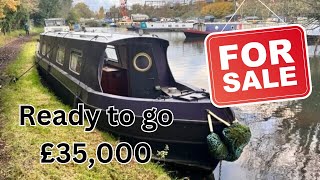 For Sale 42ft Narrowboat liveaboard houseboat canal river boat [upl. by Piks942]