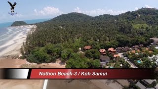 Nathon Beach3  Koh Samui Thailand overflown with my drone [upl. by Ridglee]