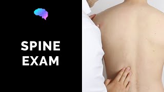 Spine Examination  OSCE Guide  UKMLA  CPSA [upl. by Ellenhoj]