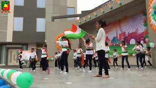 Class 4th  Patriotic Dance  Independence Day  BS Memorial School  Abu Road [upl. by Tellford]