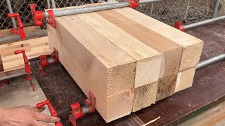 Creating a Robust and Functional Furniture Ensemble from Pallet Wood Woodworking Skill [upl. by Osithe]