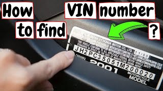 How to Find VIN number on car🚖Vehicle Identification Number Decoder Location Chassis Frame [upl. by Aihseuqram]