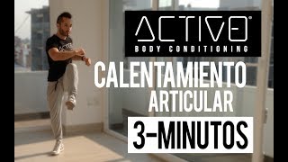 ACTIVO  Calentamiento Articular de Todo el Cuerpo  3MINUTOS [upl. by Yaeger]