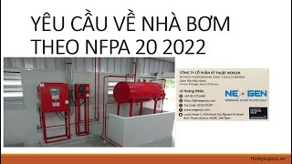 NHÀ BƠM CHỮA CHÁY THEO NFPA 20 2022 với chuyên gia hàng đầu về bơm chữa cháy Mr Nhân [upl. by Yelsehc]