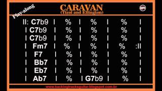 CARAVAN BASS Backing track  Play Along bassless jam track [upl. by Mackie77]