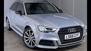 2018 68 Audi A3 15 TFSI CoD 35 Black Edition Sportback Euro 6 ss 5dr [upl. by Tomasine]