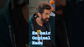 Naadi Original Hair kadu 🤯 Ani live lo chepina Rana daggubati garu ranadaggubati dulquersalmaan [upl. by Laban]