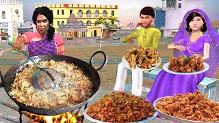 Lalchi Pakodi Wali Greedy Pakodi Street Food Hindi Kahaniya Hindi Moral Stories Funny Comedy Video [upl. by Krystalle223]